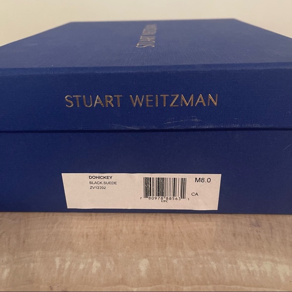 Stuart Weitzman Dohickey Embellished Suede Mule Sandal - Picture 8 of 8